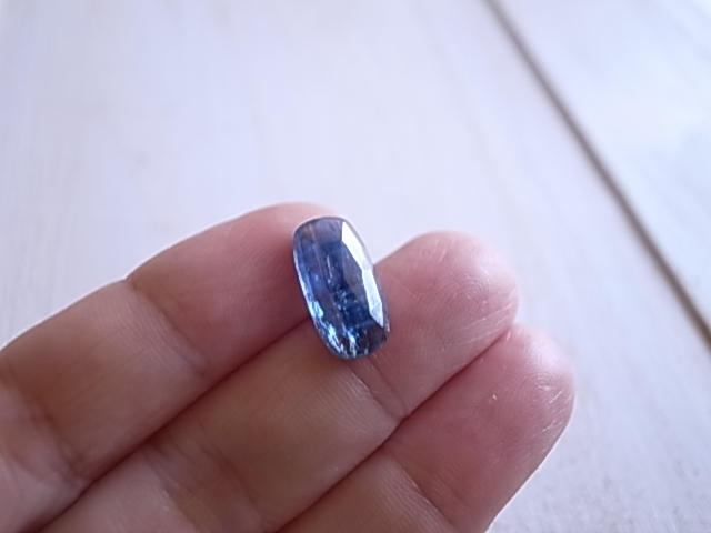 カイヤナイト カット入り ネパール産 ルース 天然石 - 画像 (8)