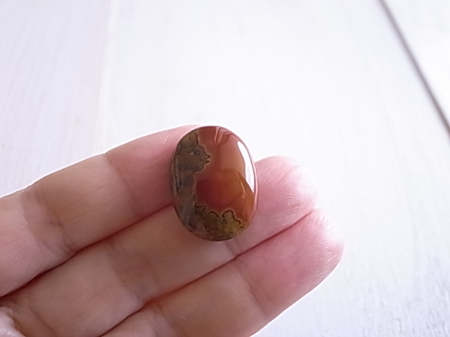 戦国紅瑪瑙 中国・浙江省産 ルース 天然石 - 画像 (5)