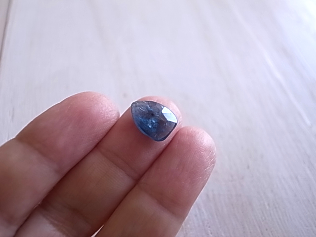 カイヤナイト カット入り ネパール産 プチサイズ ルース 天然石 - 画像 (6)