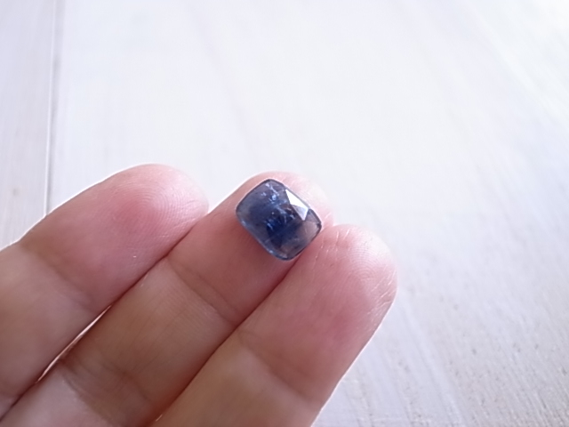 カイヤナイト カット入り ネパール産 プチサイズ ルース 天然石 - 画像 (8)
