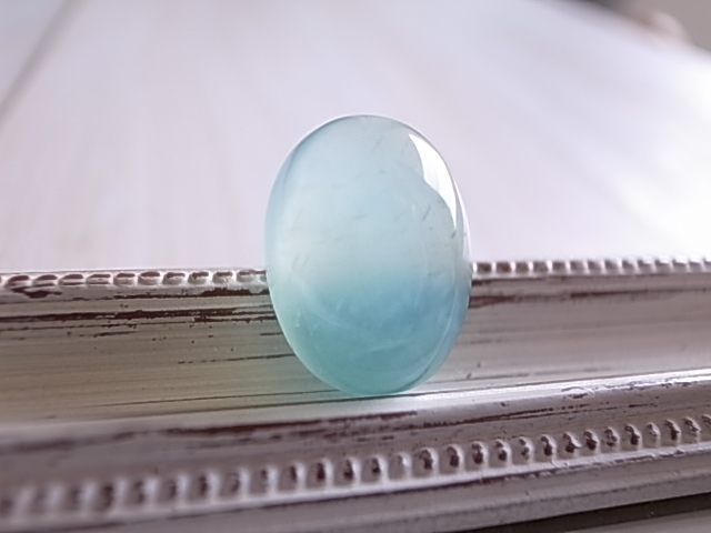 レア!ブルーグリーンサーペンティン ウイグル産 ルース 天然石 - 画像 (4)