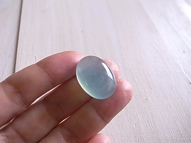 レア!ブルーグリーンサーペンティン ウイグル産 ルース 天然石 - 画像 (6)
