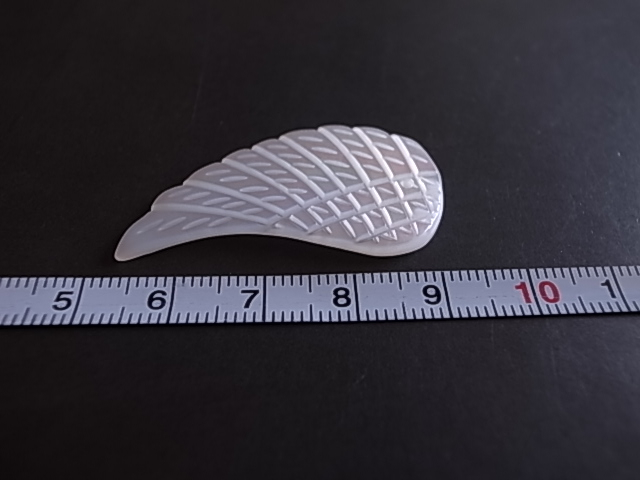 天使の羽 マザーオブパール 穴開き フィリピン産 - 画像 (7)