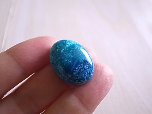 クリソコラ アリゾナ州産 ルース 天然石 - 画像 (6)