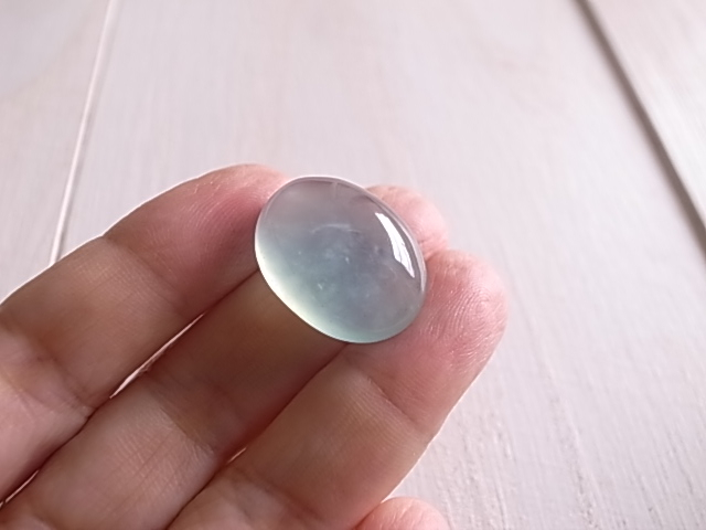 再入荷 レア!ブルーグリーンサーペンティン ウイグル産 ルース 天然石 - 画像 (7)