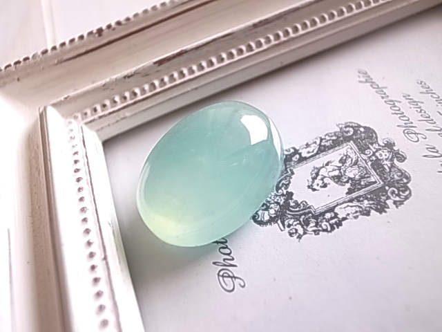 再入荷 レア!ブルーグリーンサーペンティン ウイグル産 ルース 天然石 - 画像 (4)