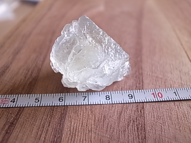エッチド(蝕像)フローライト 発光 原石 32g - 画像 (8)