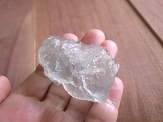 エッチド(蝕像)フローライト 発光 原石 59g - 画像 (6)