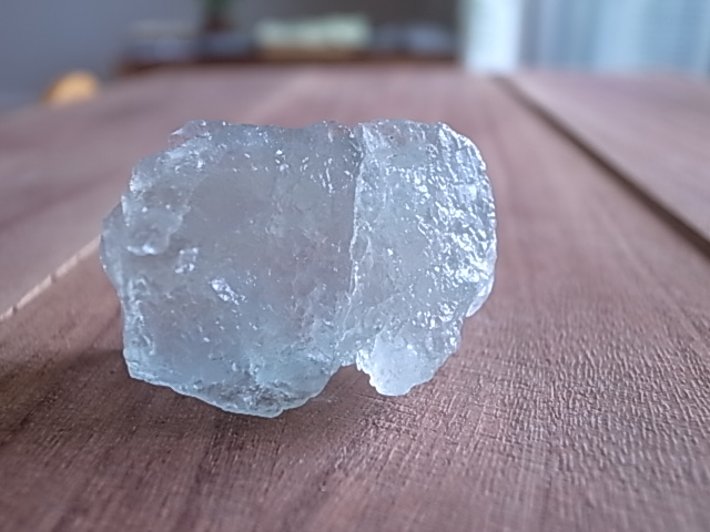 エッチド(蝕像)フローライト 発光 原石 59g - 画像 (4)