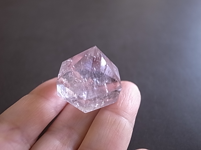 アメジストエレスチャル2 虹入り 六角柱 16g ブラジル産 ポイント - 画像 (7)